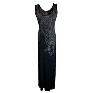 Calvin Klein Metallic Maxi Dress